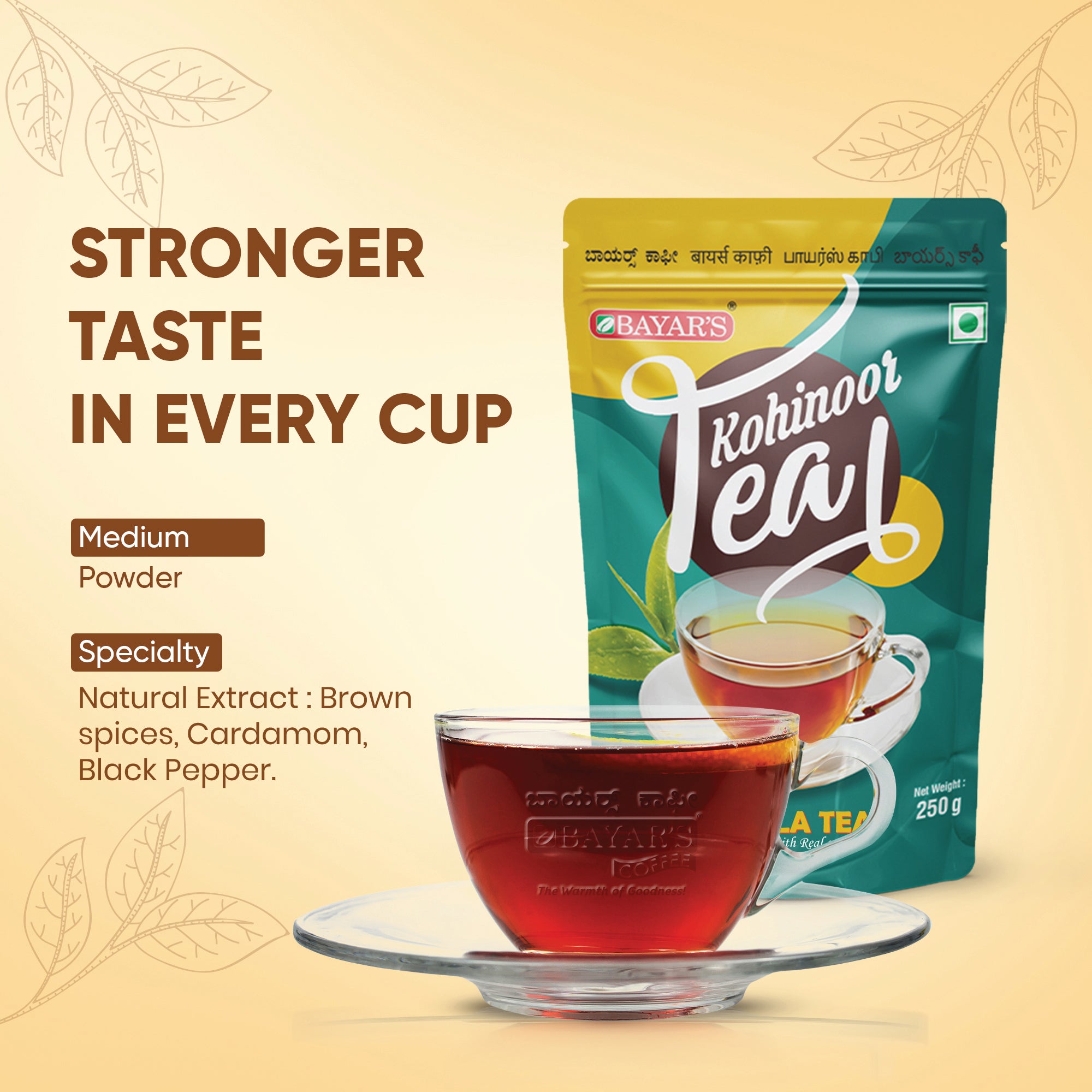 BAYARS Kohinoor Masala Chai 1 Kg